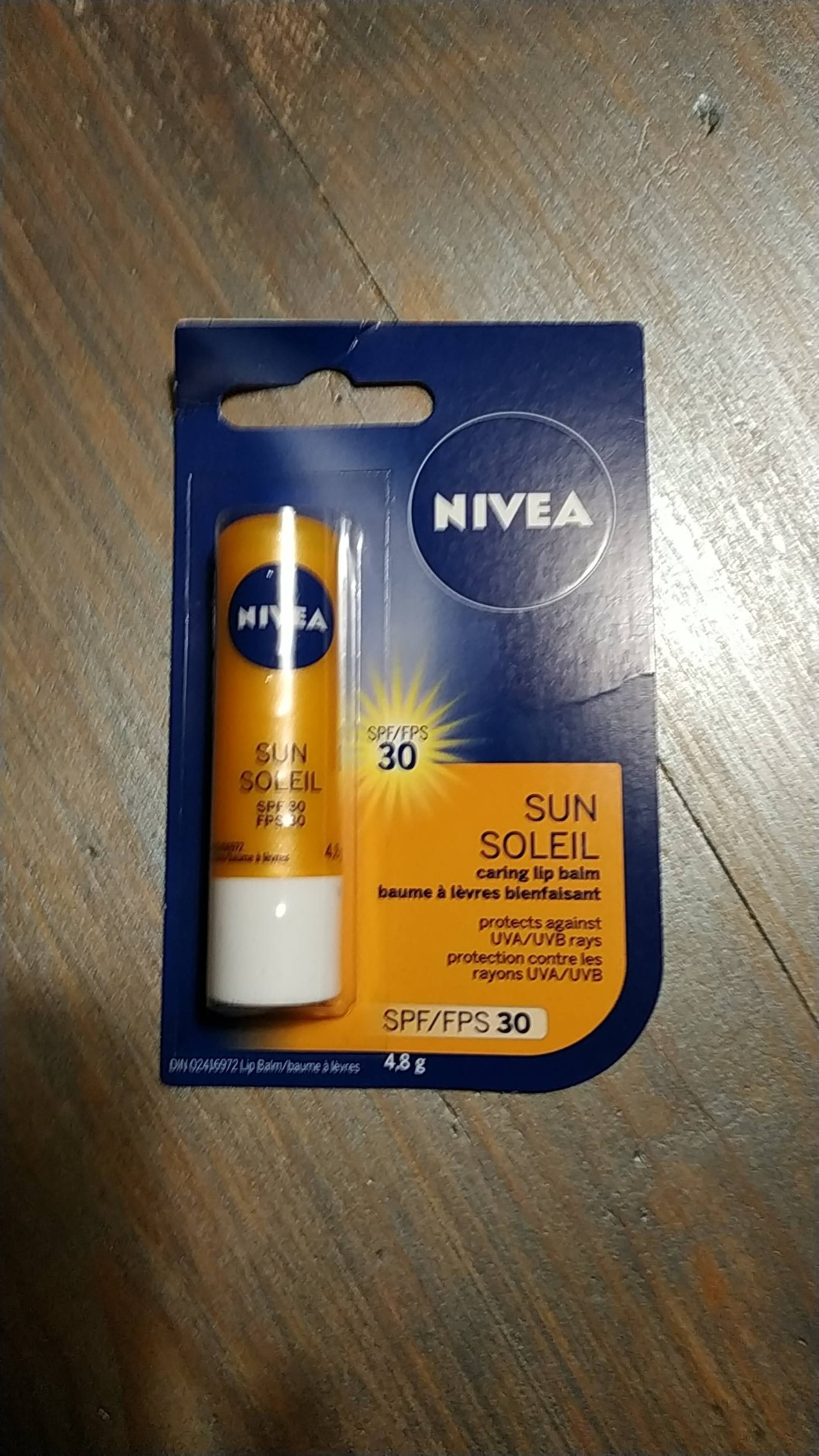 NIVEA - Soleil - Baume à lèvres bienfaisant SPF 30