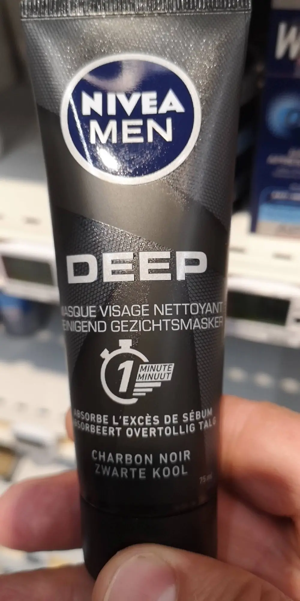 NIVEA - Men Deep - Masque visage nettoyant