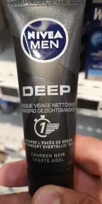 NIVEA - Men Deep - Masque visage nettoyant