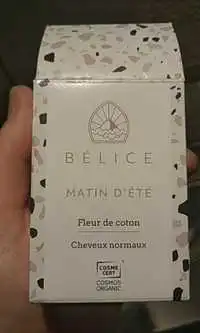 BELICE - Matin d'été - Shampooing solide fleur de coton