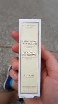 LES OFFICINES - Crème visage haute tolérance à l'avoine