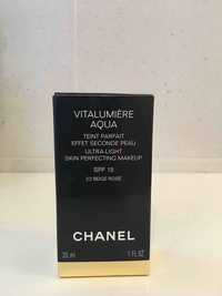 CHANEL - Vitalumière aqua - Teint parfait effet seconde peau SPF 15 - 22 beige rosé