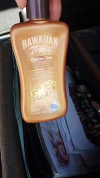 HAWAIIAN TROPIC - Golden tint - Lotion spray solaire SPF 15