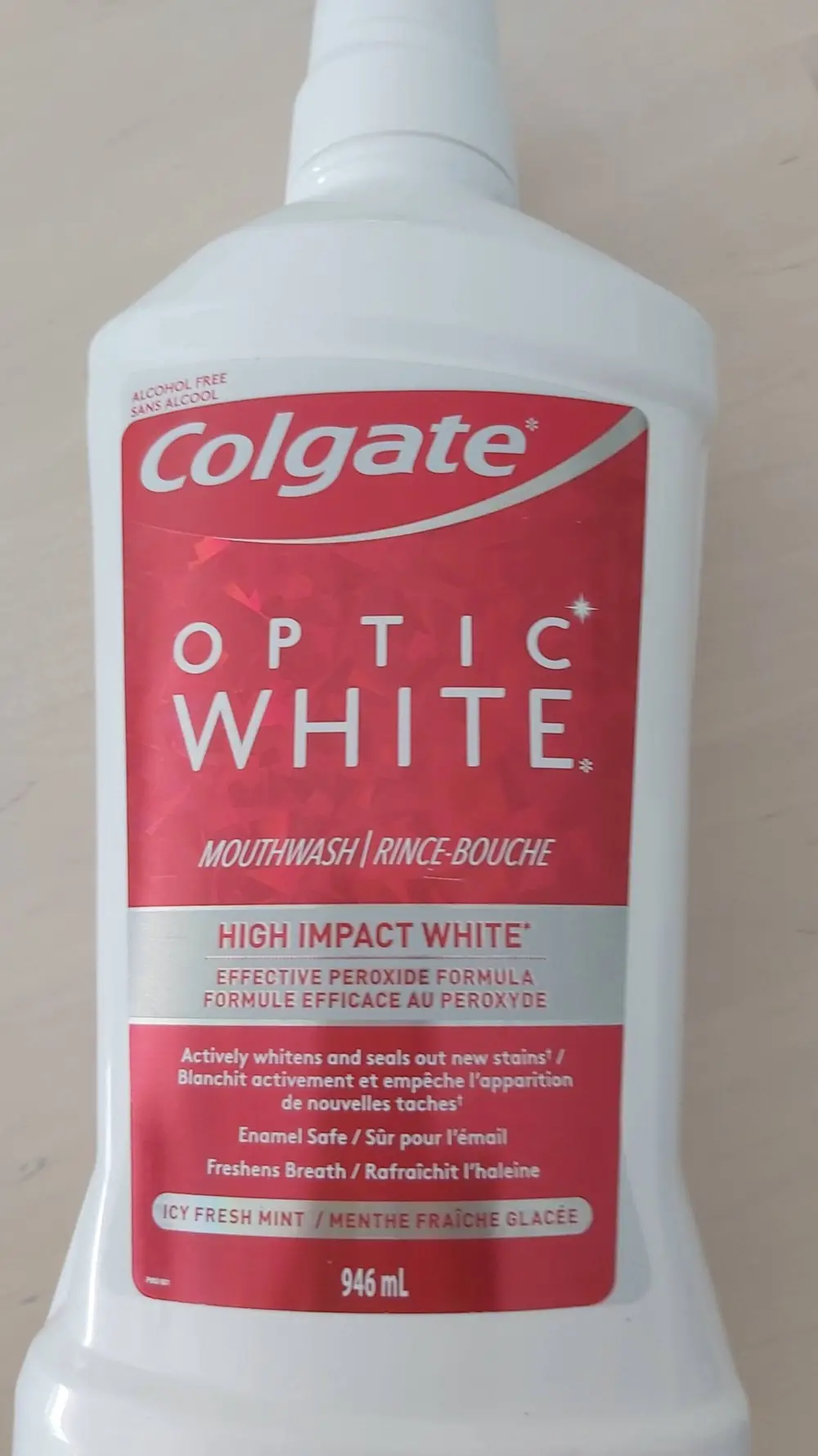 COLGATE - Optic white - Rince-bouche