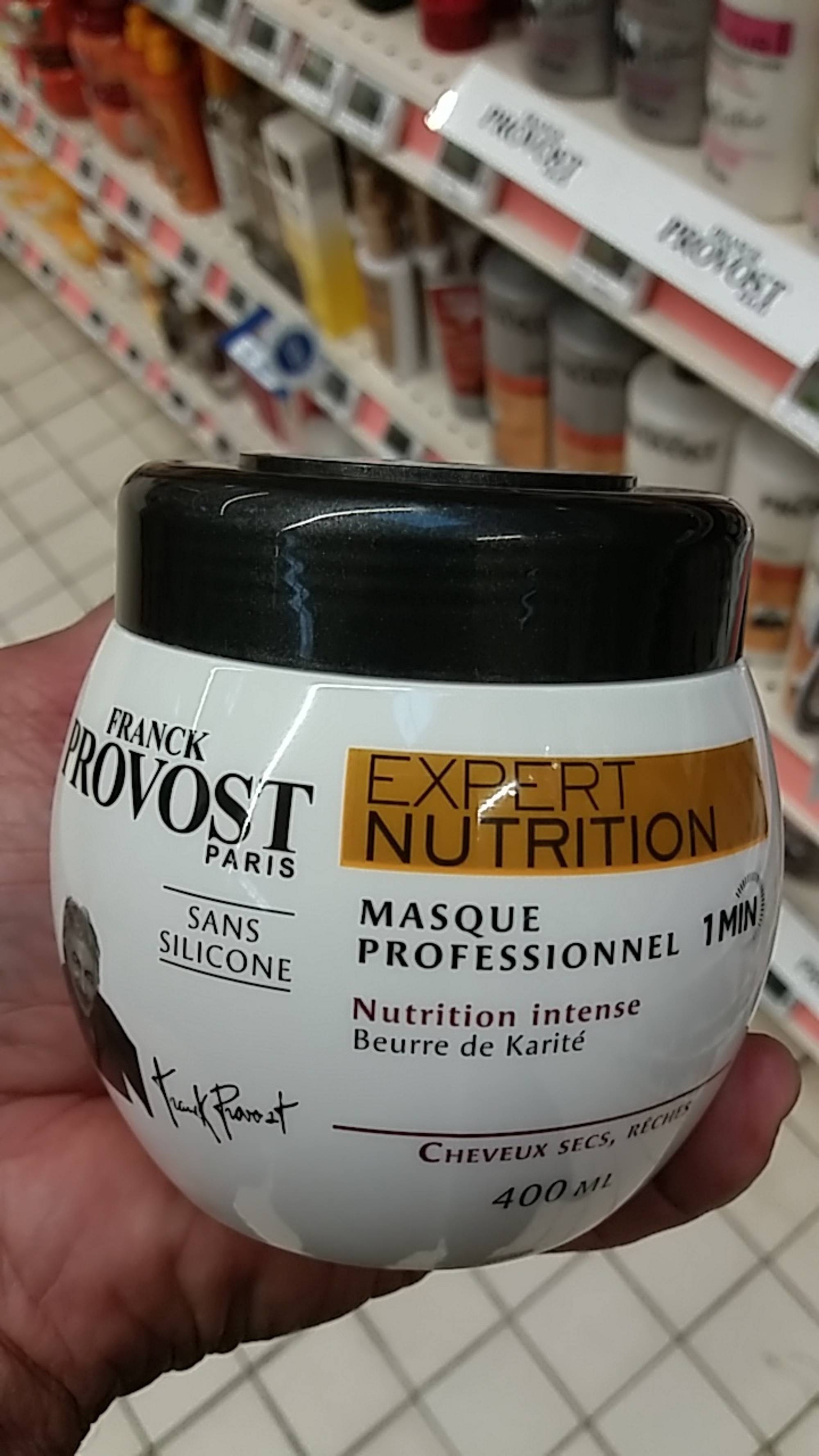 FRANCK PROVOST - Expert nutrition - Masque professionnel cheveux secs