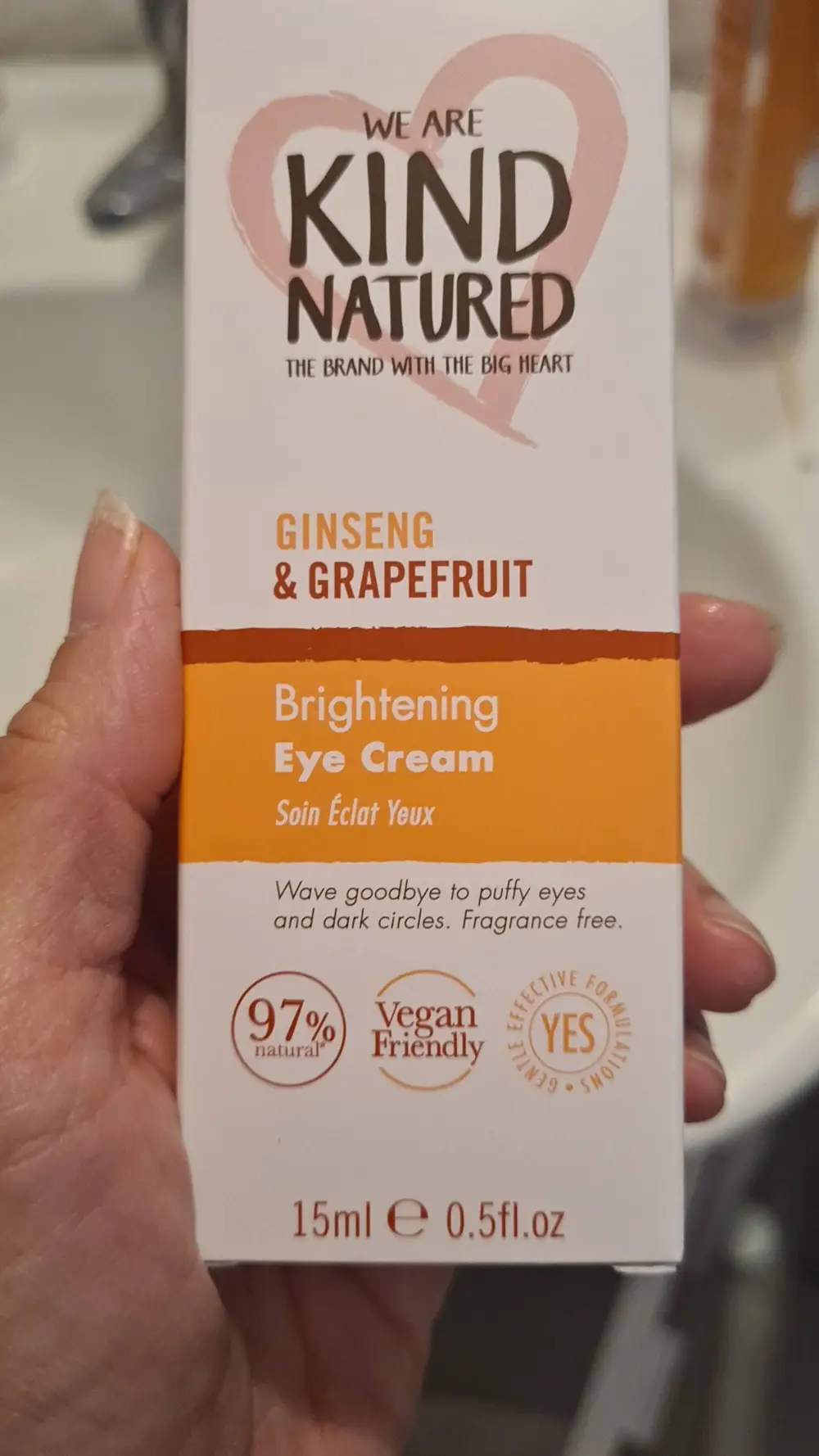 WE ARE KIND NATURED - Ginseng & Grapefruit - Brightening  Eye Cream