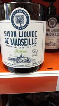AUTHENTINE LES SAVONS - Savon liquide de Marseille verveine