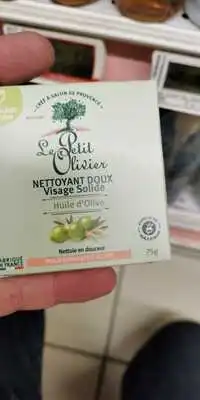 LE PETIT OLIVIER - Huile d'olive - Nettoyant doux visage solide