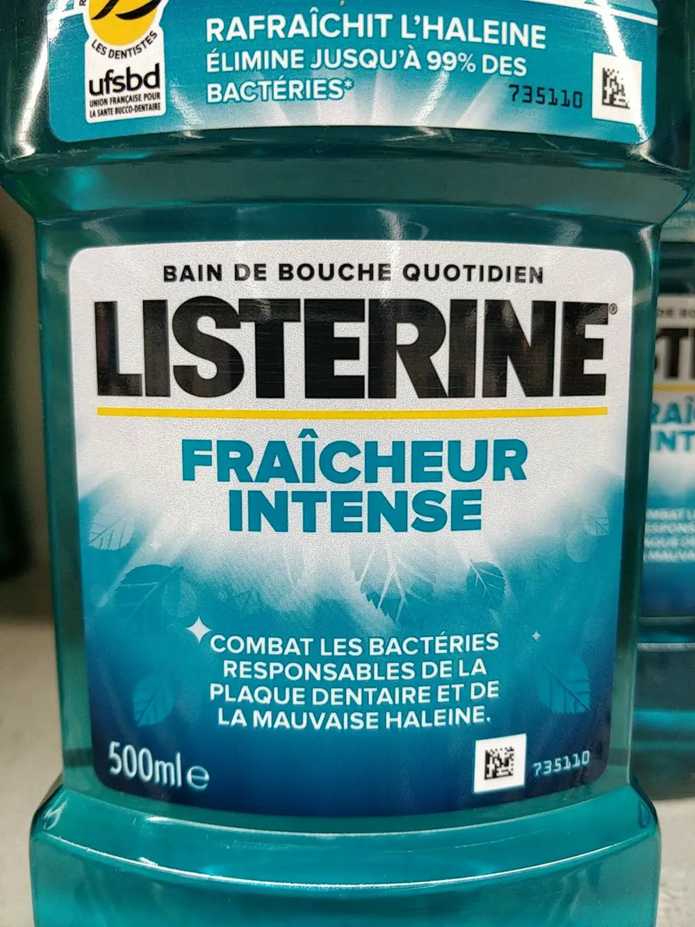 LISTERINE - Bain de bouche fraîcheur intense 