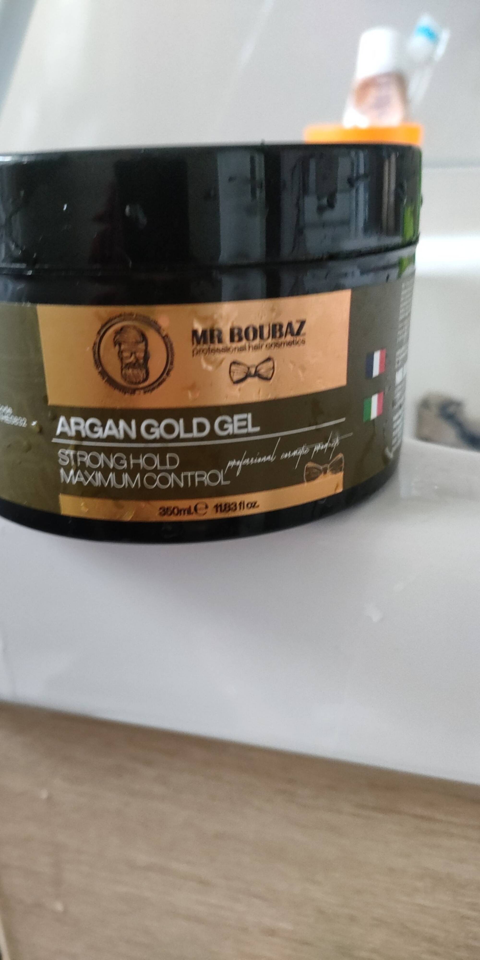 MR BOUBAZ - Argan gold gel - Strong hold maximum control