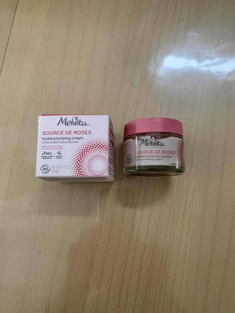 MELVITA - Source de roses - Crème hydra-repulpante