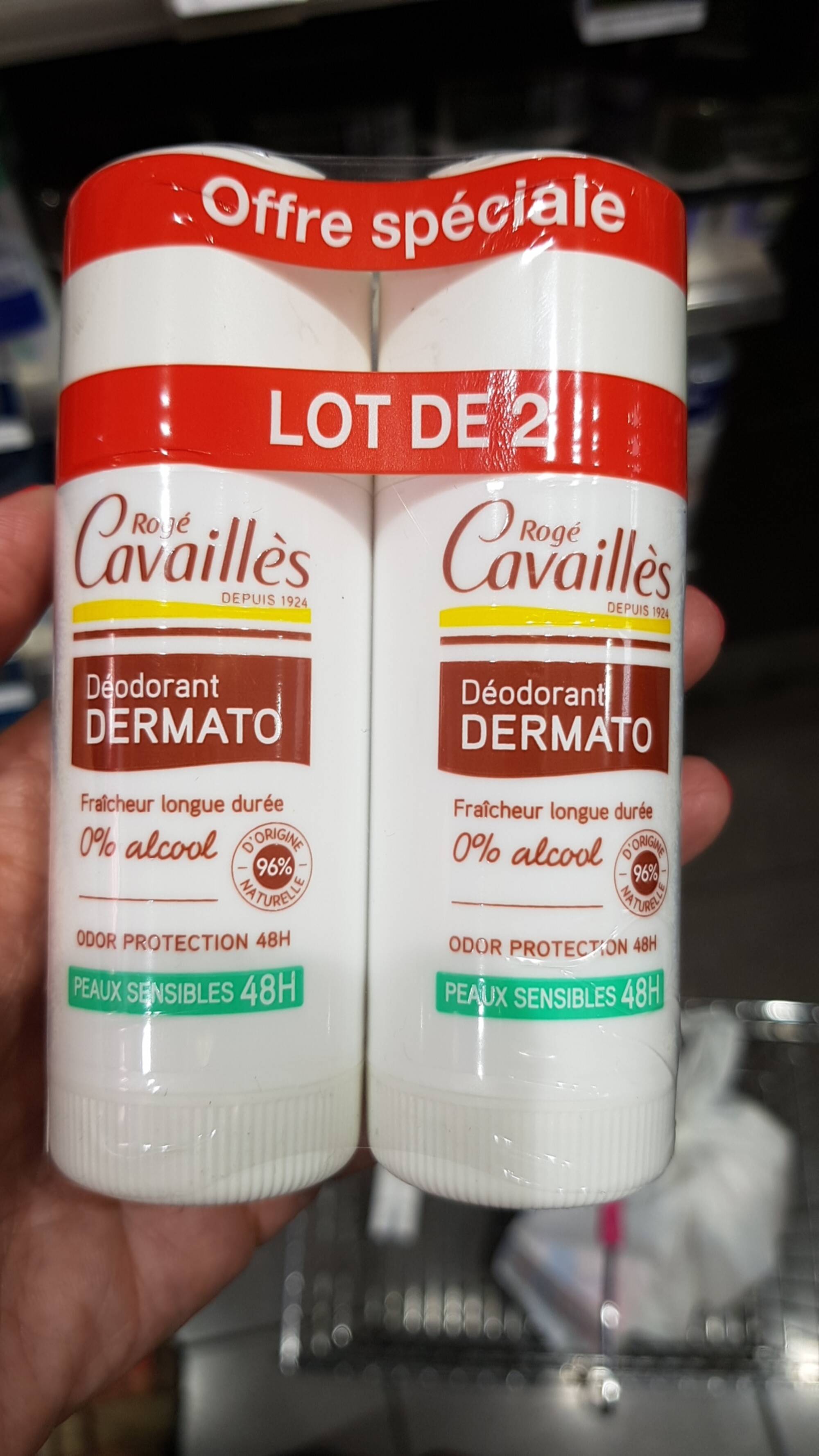ROGÉ CAVAILLÈS - Déodorant dermato 0% alcool