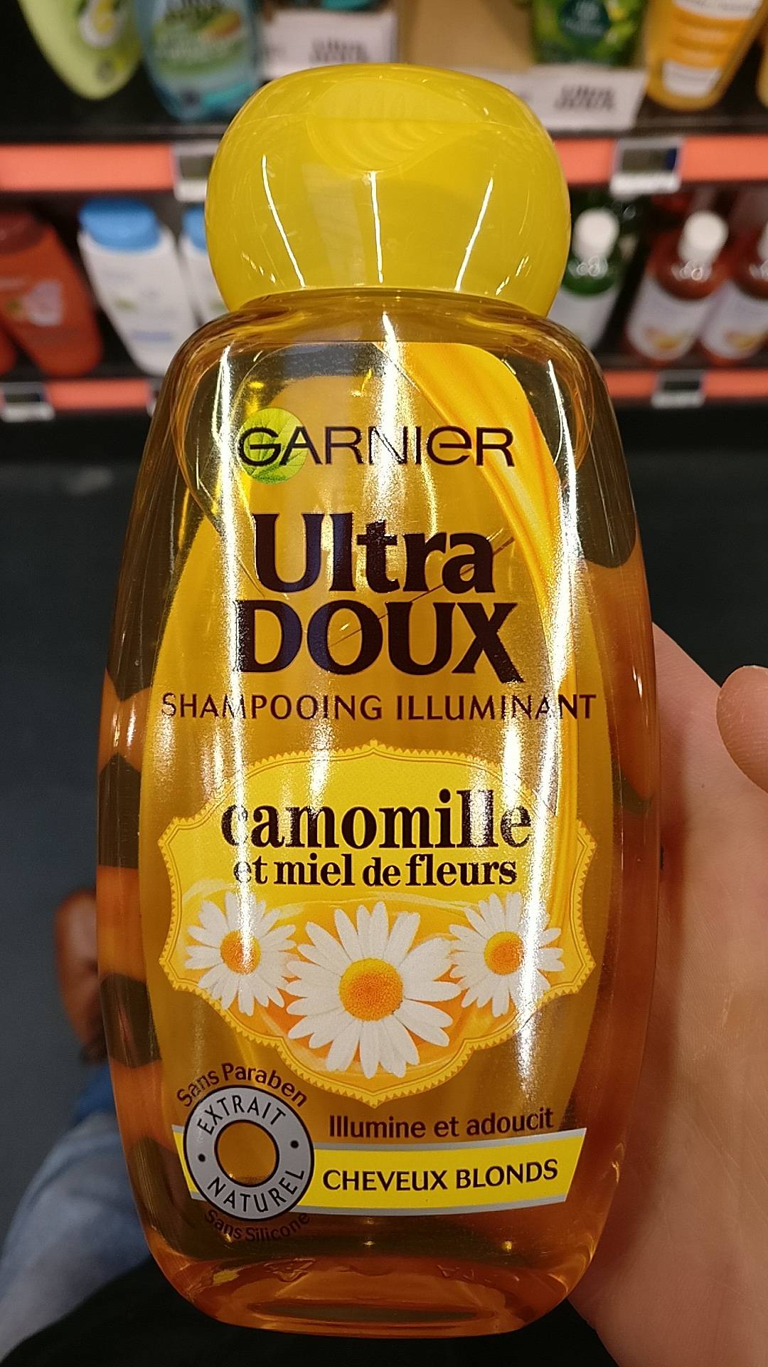GARNIER - Ultra doux Camomille et miel de fleurs - Shampooing 
