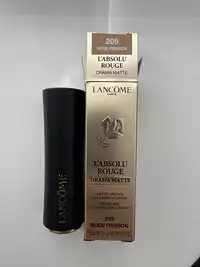 LANCÔME - L’Absolu rouge - Rouge mat 205 nude frisson