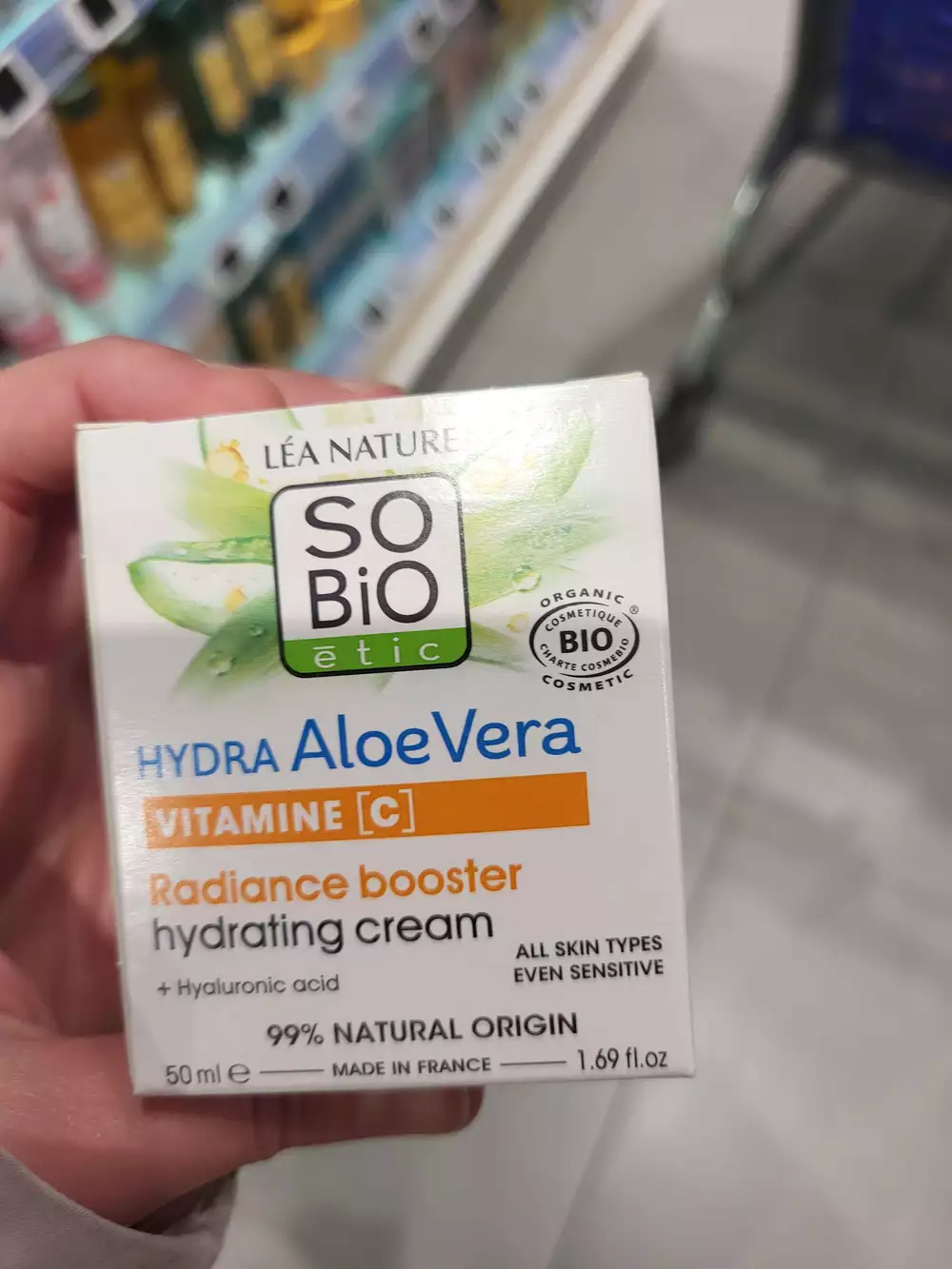 SO'BIO ÉTIC - Hydra Aloe Vera vitamine C - Hydrating cream