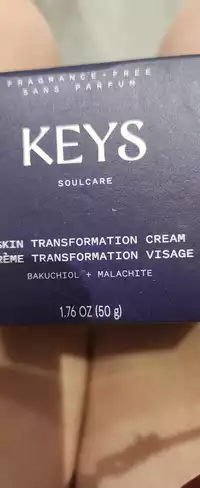 KEYS - Crème transformation visage 