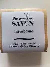 PASSE MOI UN SAVON - Savon au sésame