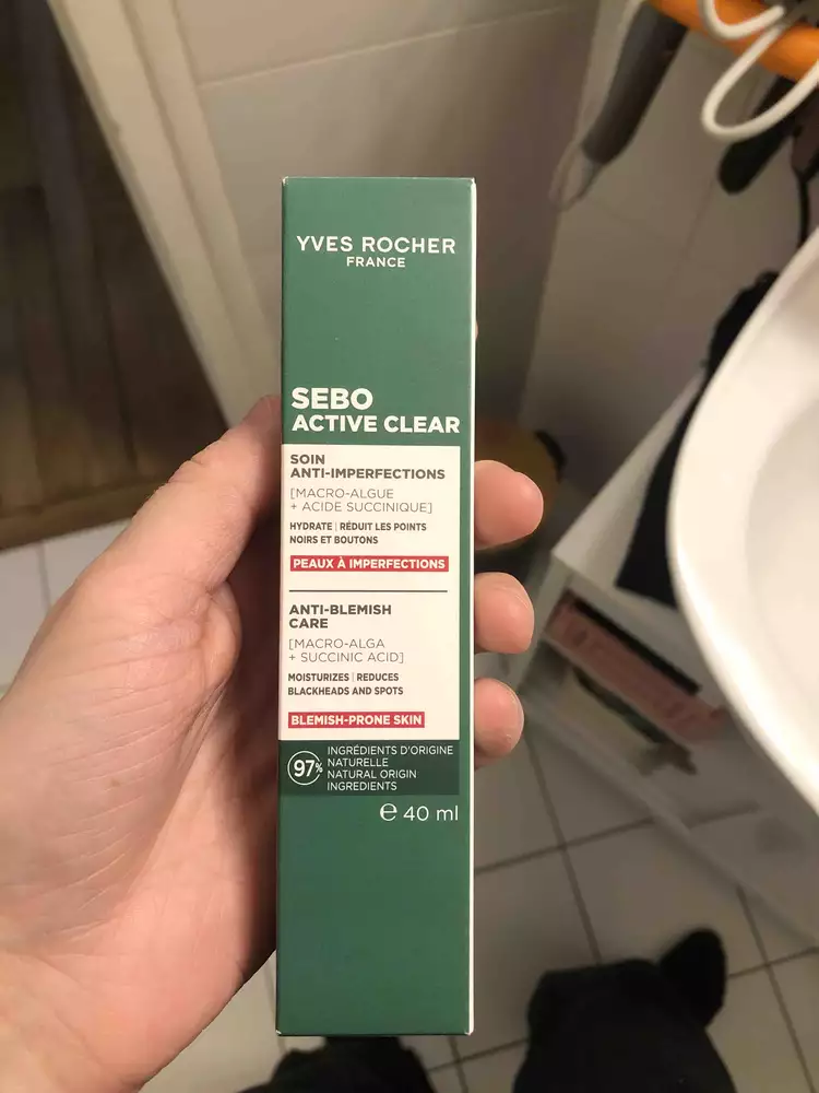 YVES ROCHER - Sebo active clear - Soin anti-imperfections