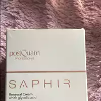 POSTQUAM - Saphir - Renewal cream with glycolic acid