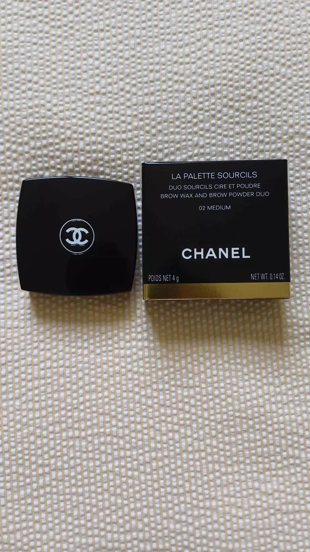 CHANEL - La palette sourcils - Duo sourcils cire et poudre 02 medium