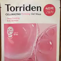 TORRIDEN - Cellmazing firming gel mask