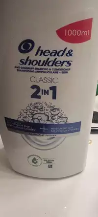 HEAD & SHOULDERS - Classic 2 in 1 - Shampooing antipelliculaire + soin