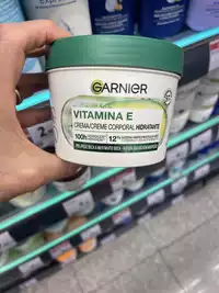 GARNIER - Vitamina E - Creme corporal hidratante 100h
