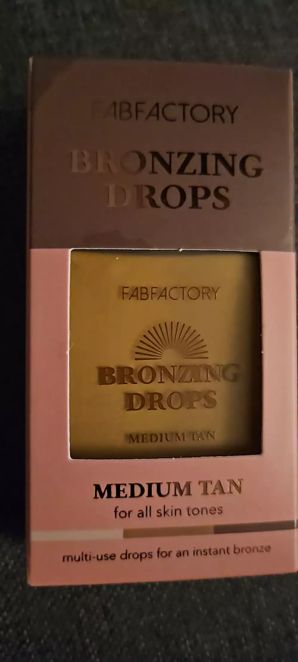 FAB FACTORY - Medium tan - Bronzing drops