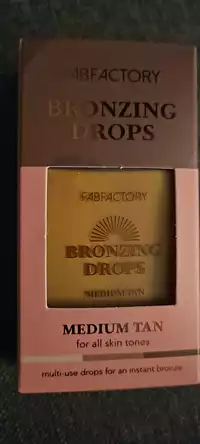 FAB FACTORY - Medium tan - Bronzing drops