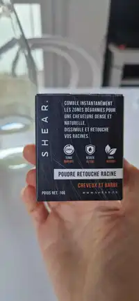 SHEAR - Poudre de retouche racine cheveux et barbe