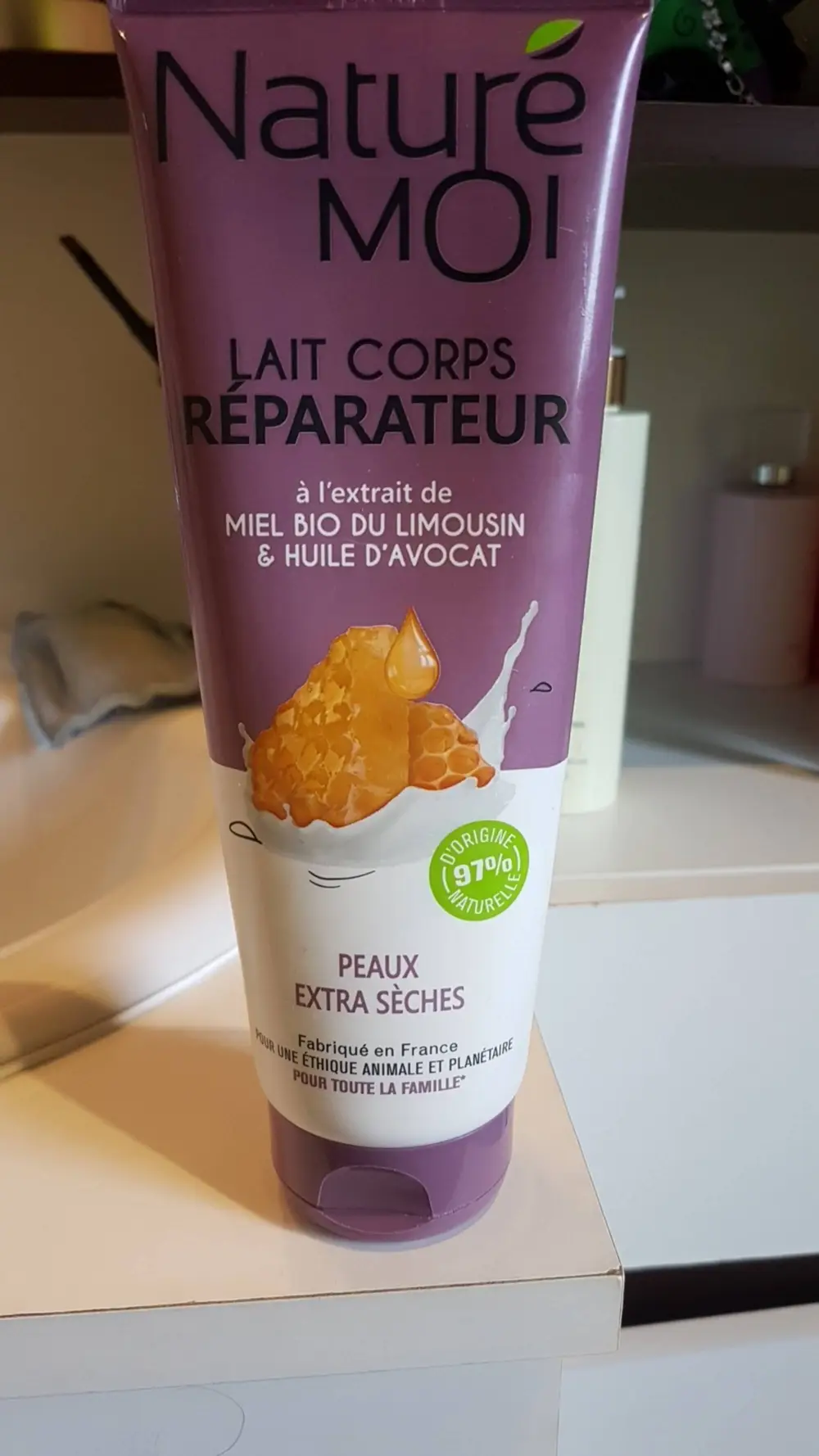 NATURÉ MOI  - Lait corps réparateur bio peaux extra sèches