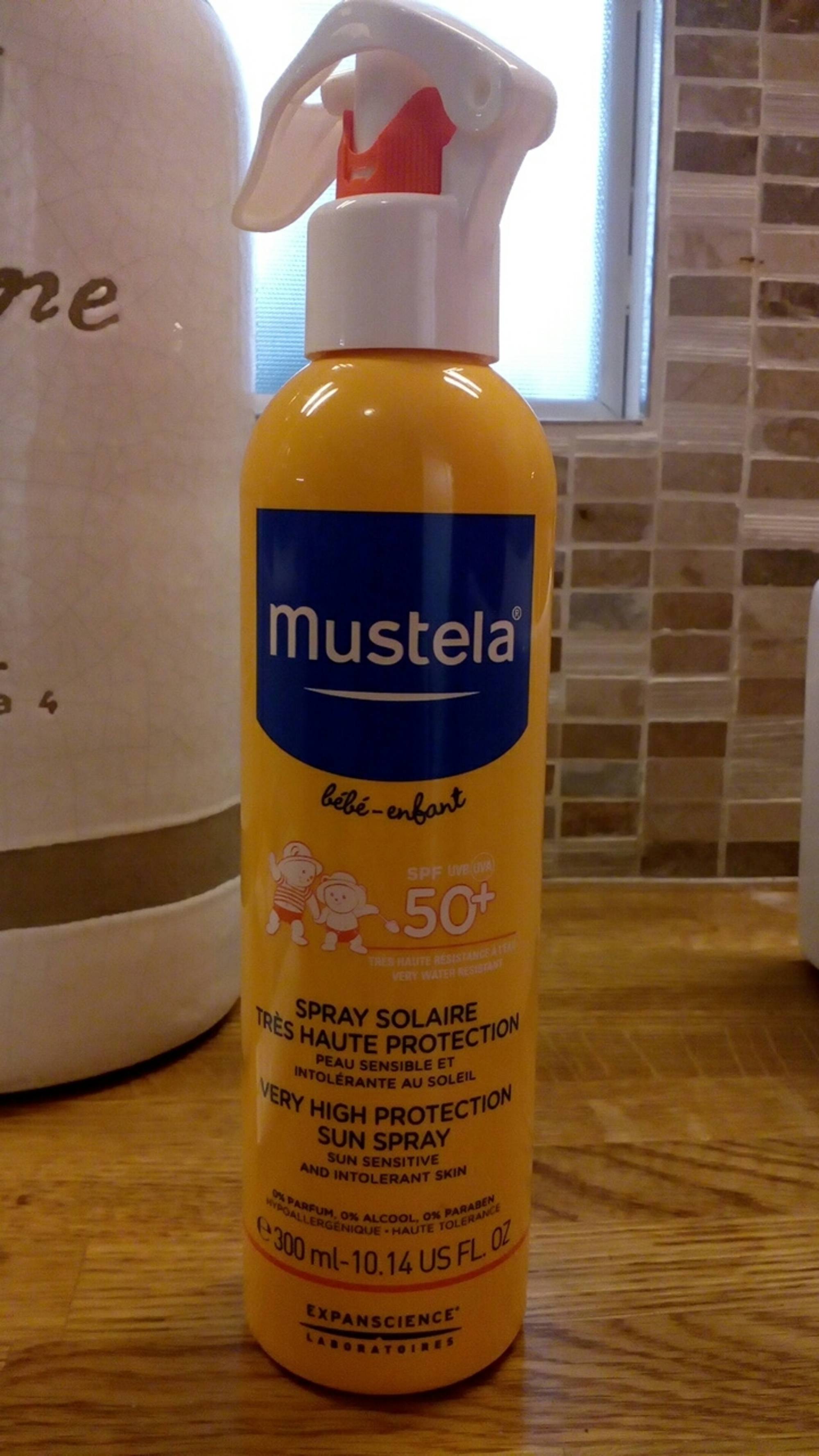 MUSTELA - Bébé - Spray solaire très haute protection spf 50+