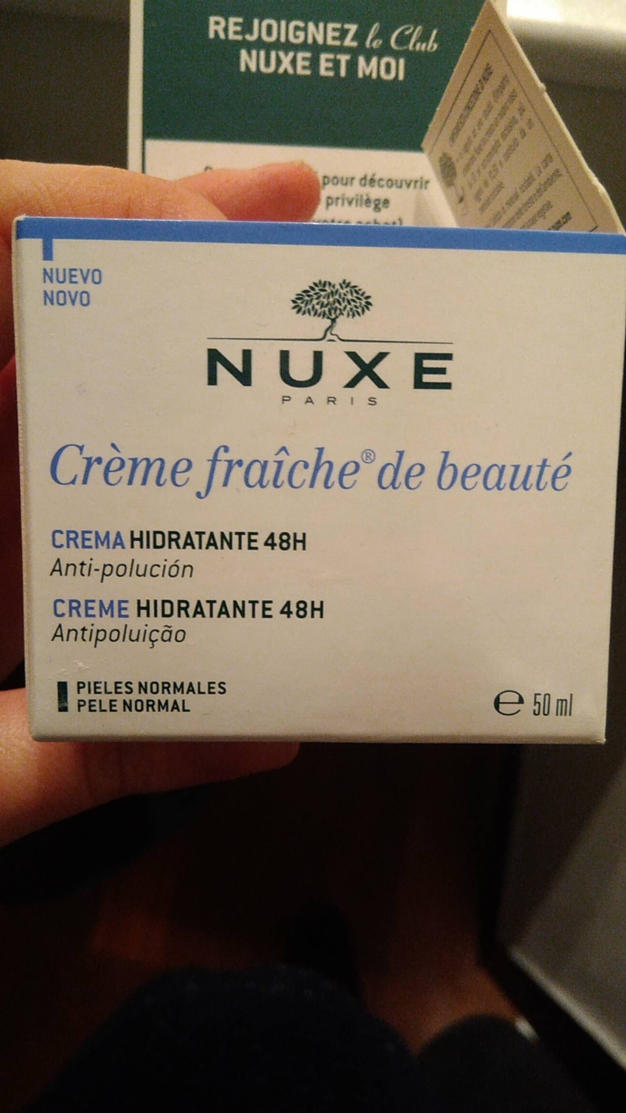 NUXE - Crème fraîche hydratante de beauté 48h