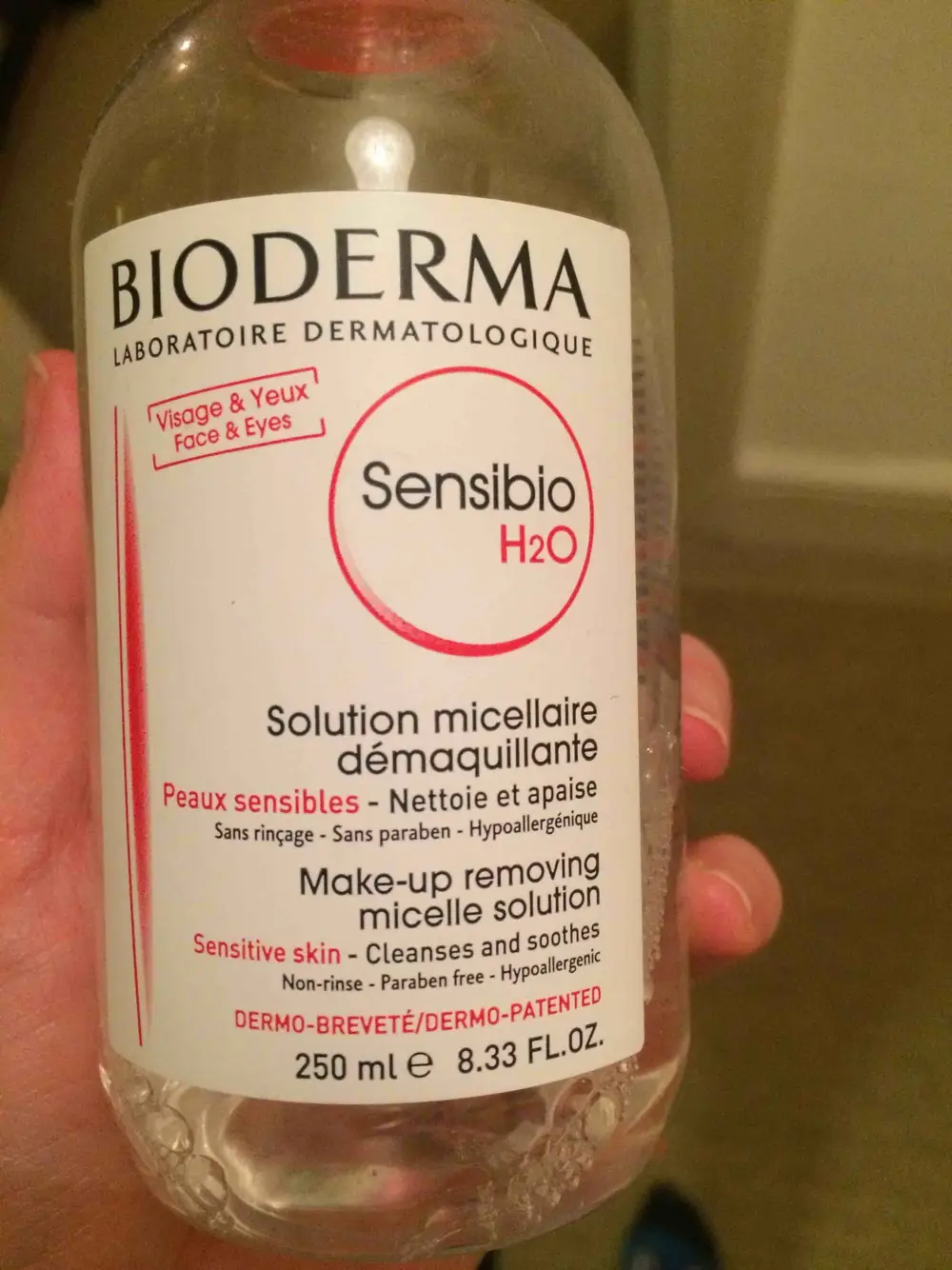 BIODERMA - Sensibio H2O - Solution micellaire démaquillante