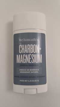 SCHMIDT'S - Charbon+ magnésium - Déodorant naturel