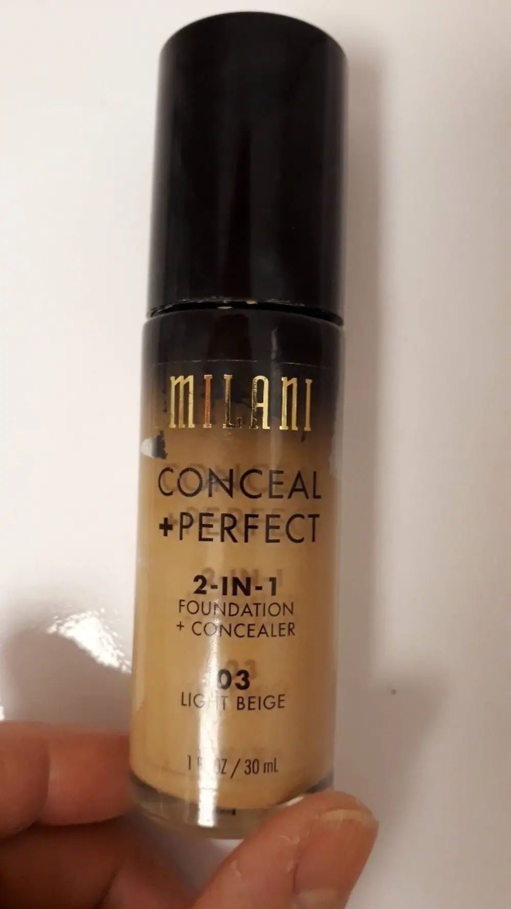 MILANI - Conceal + perfect 2-in-1 foundation + concealer 03 light beige