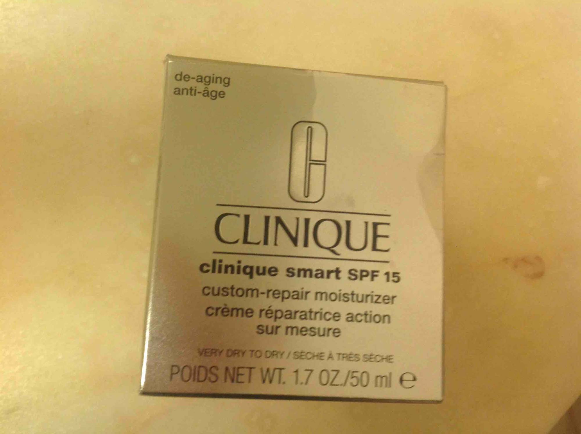 CLINIQUE - Clinique smart SPF 15 - Crème réparatrice, anti-âge, action sur mesure