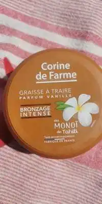 CORINE DE FARME - Graisse à traire - Bronzage intense au monoï de Tahiti