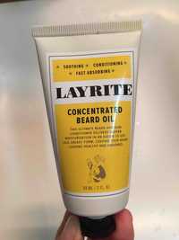 LAYRITE - Concentrated beard oil