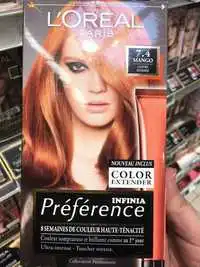 L'ORÉAL - Infinia Préférence - Coloration permanente 7.4 mango