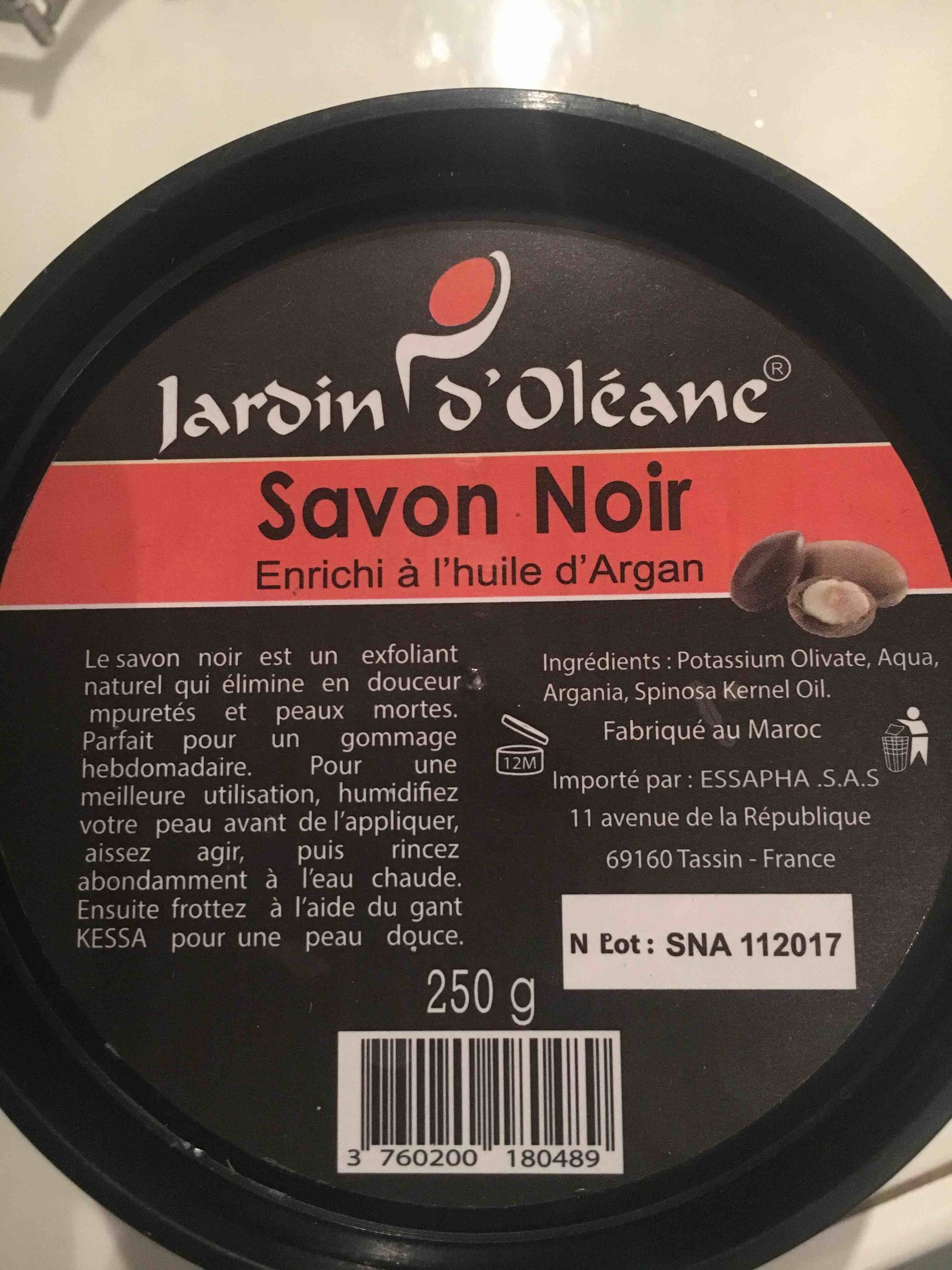 JARDIN D'OLÉANE - Savon noir enrichi à l'huile d'argan