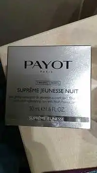 PAYOT - Suprême jeunesse nuit