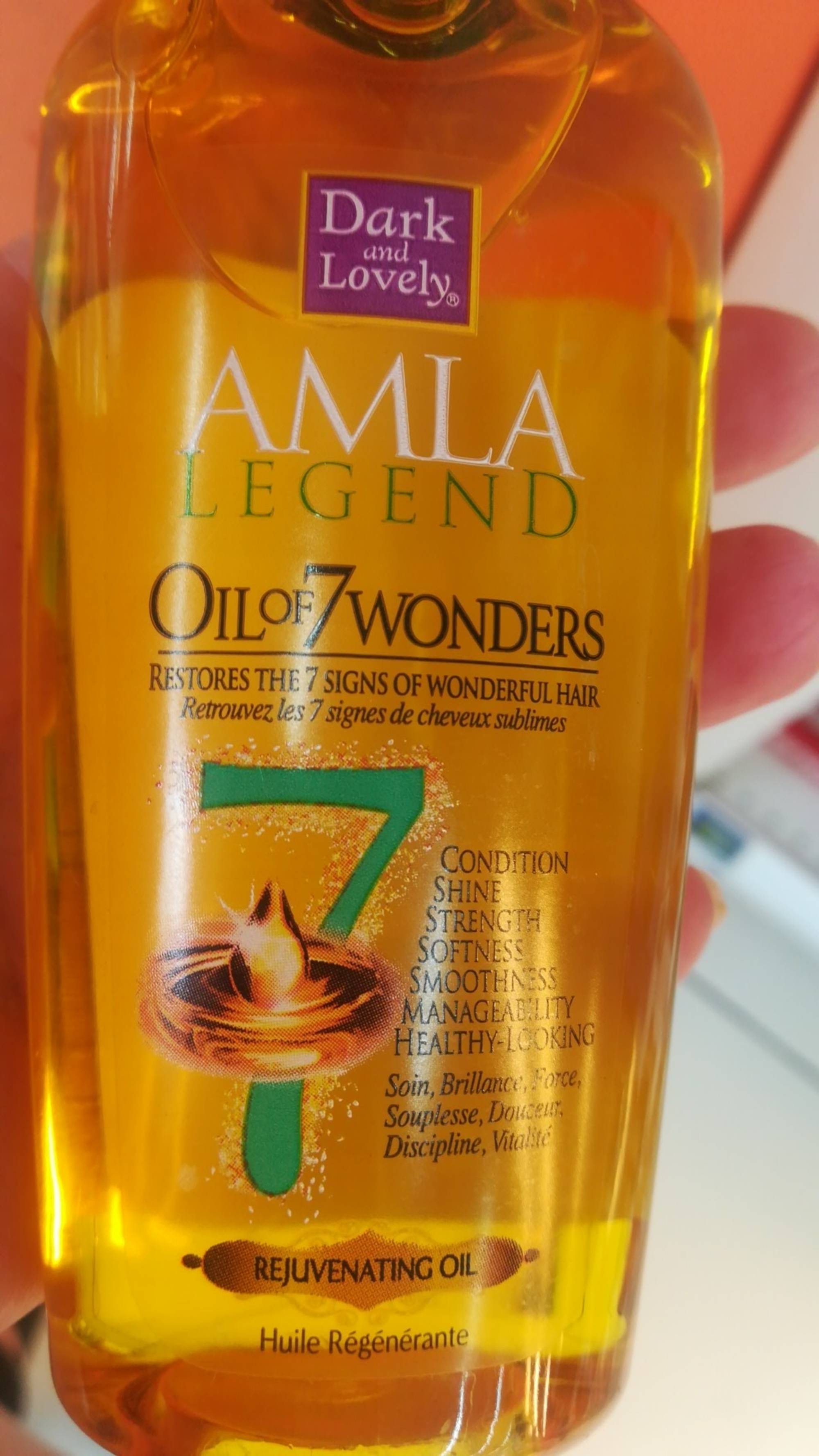 DARK AND LOVELY - Amla legend - Oil of 7 wonders 