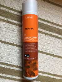 LAKMÉ TEKNIA - Ultra Copper - Shampoing pour cheveux colorés à nuance cuivrée