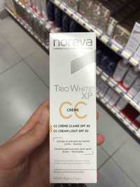 NOREVA - Trio white XP - CC crème claire SPF 30