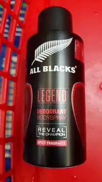 ALL BLACKS - Legend - Déodorant bodyspray