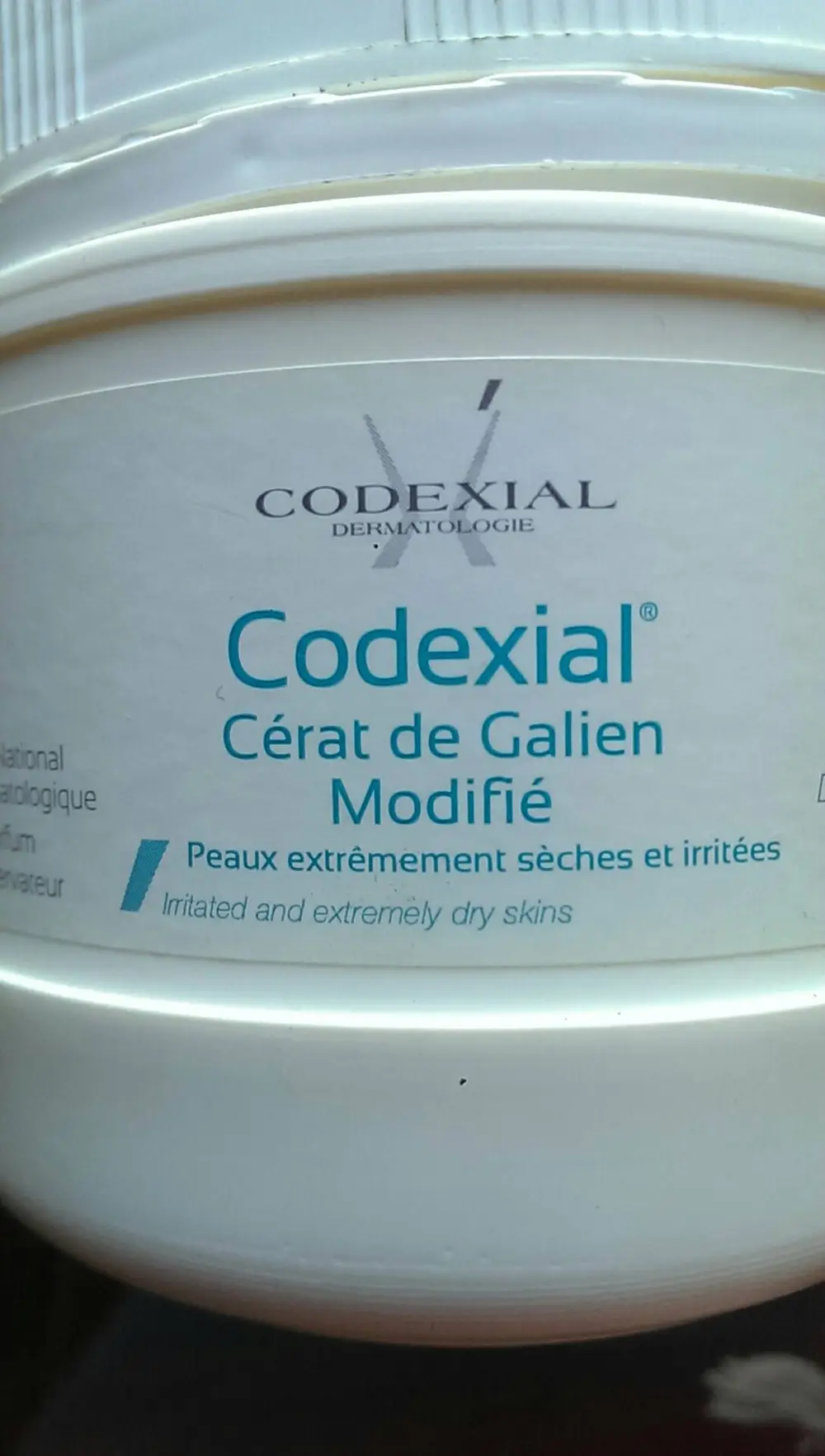 CODEXIAL - Peaux extrêmement sèches et irritées - Cérat de Galien modifié