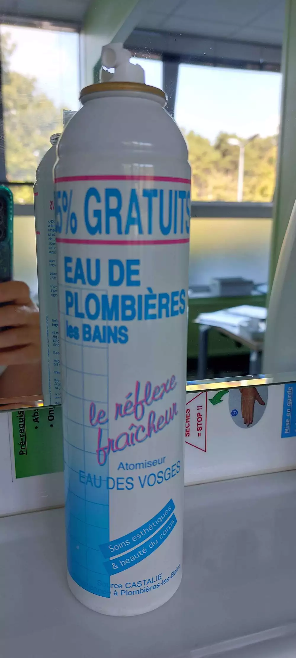 PLOMBIÈRES LES BAINS - Le réflexe ffraîcheur - Atomiseur eau des Vosges