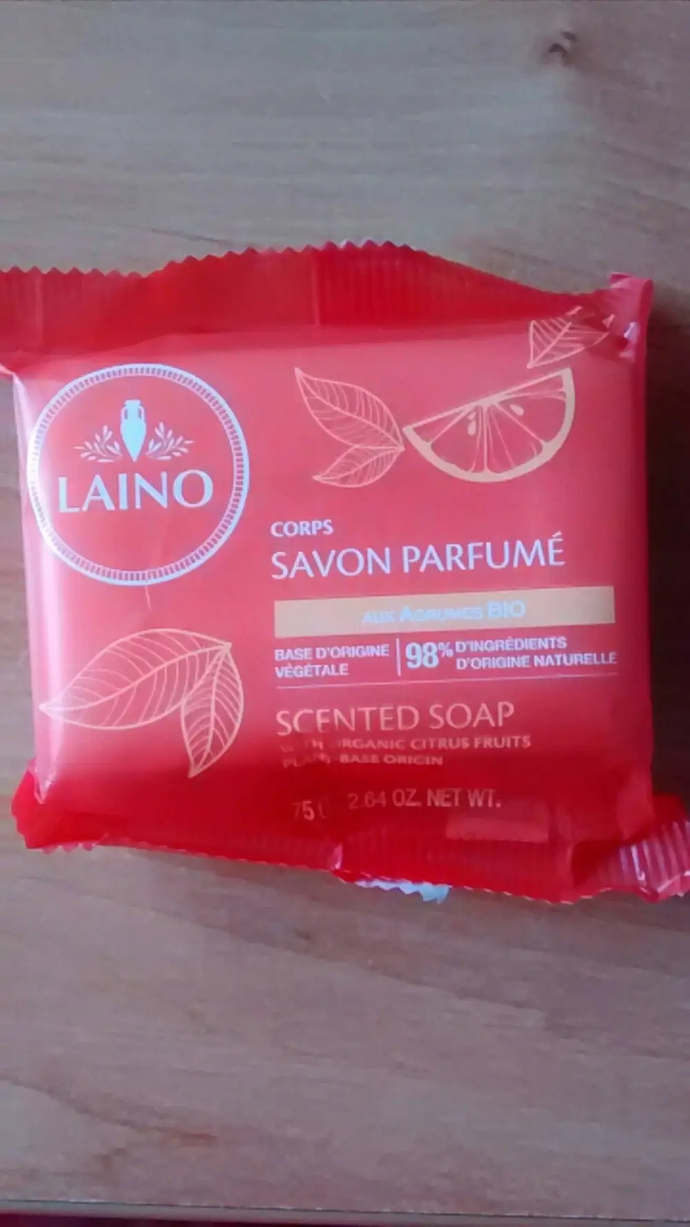 LAINO - Savon parfumé corps bio