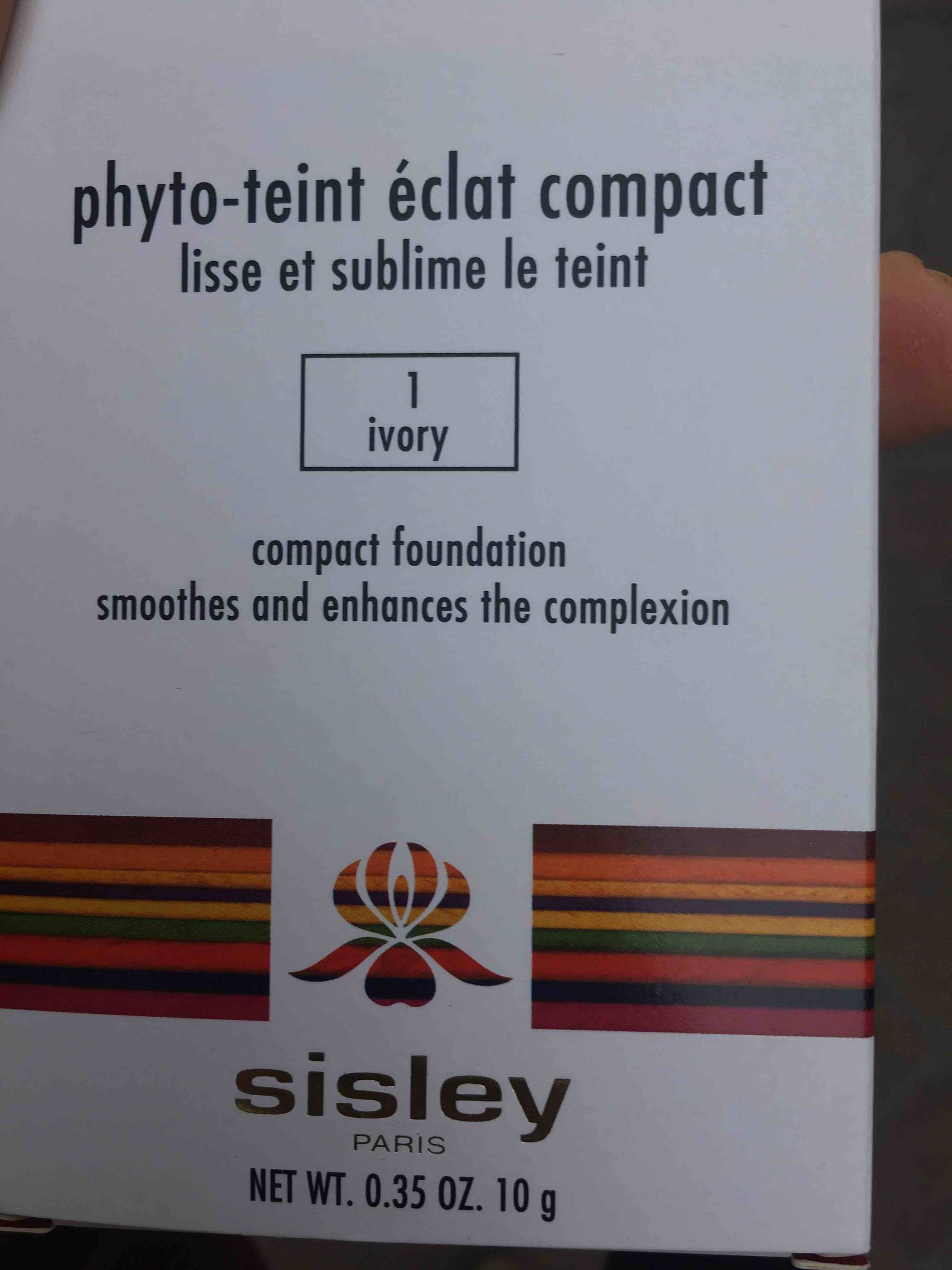 SISLEY PARIS - Phyto-teint éclat compact 1 ivory